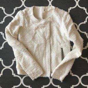 Truth & Pride Beige Tweed Blazer